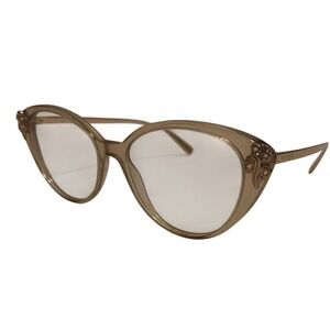 Versace Eyeglasses Cat Eye glasses Frames Only Brown Optical Vintage COA